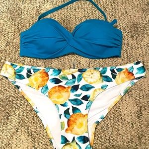 ❗️FREE SHIPPING ❗️Vs & Shein -Mismatched brands 2 piece swim